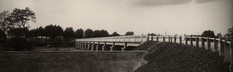 Budowa mostu drogowego na Wiśle pod Goczałkowicami